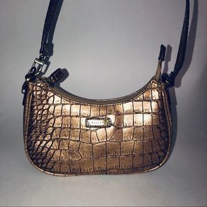Rossetti Gold Snake print mini purse